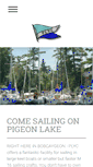 Mobile Screenshot of pigeonlakeyachtclub.com